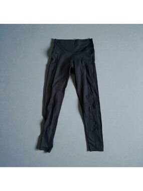 AERIE Womens Black 7/8 Leggings Size Medium